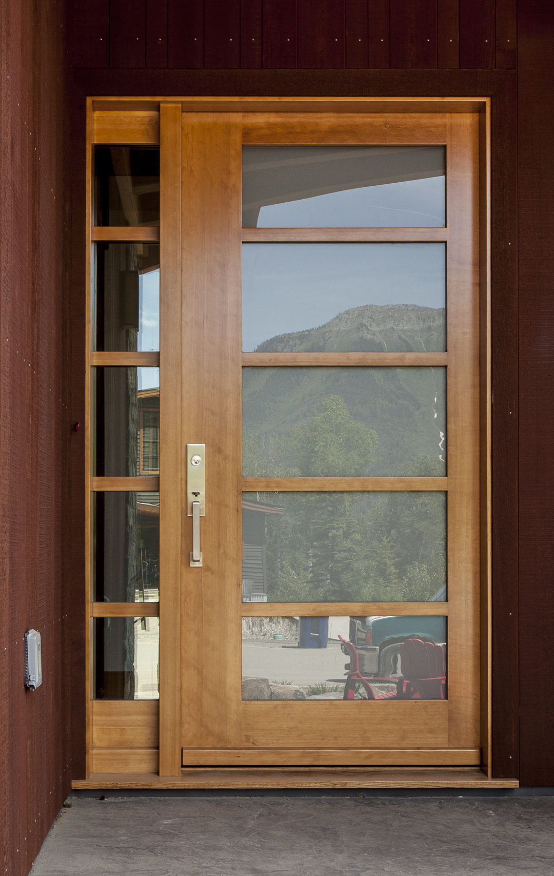 VG Hemlock Front Entry River City Woodworks Custom Doors,